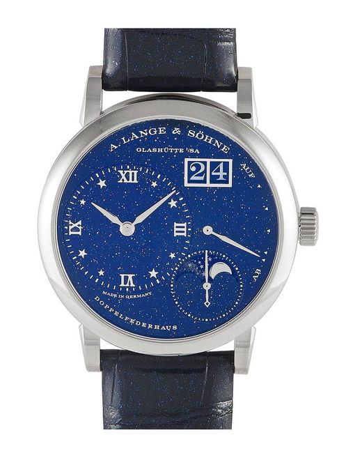 A. Lange & Sohne Blue Watch (Authentic Pre-Owned)