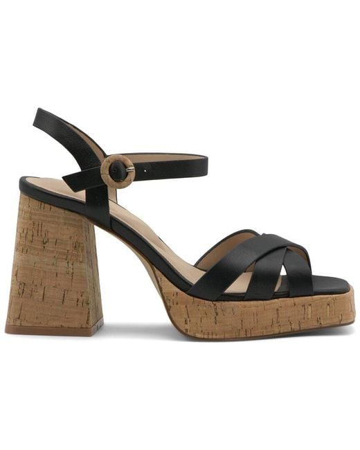 Charles David Metallic Barnaby Leather Sandal