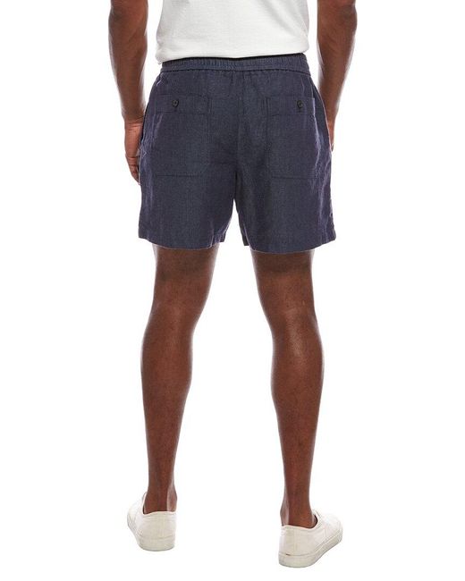 Madewell Blue Everywear Linen Short for men
