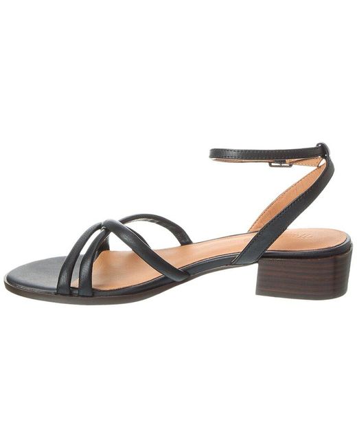 Madewell Metallic Strappy Leather Sandal