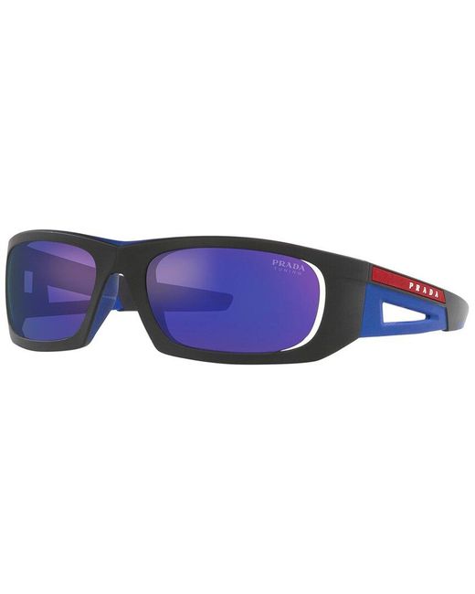 Prada Blue Ps02ys 59mm Sunglasses for men