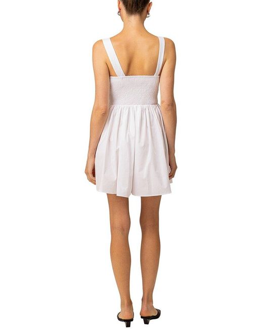 Line & Dot White Ophella Romper