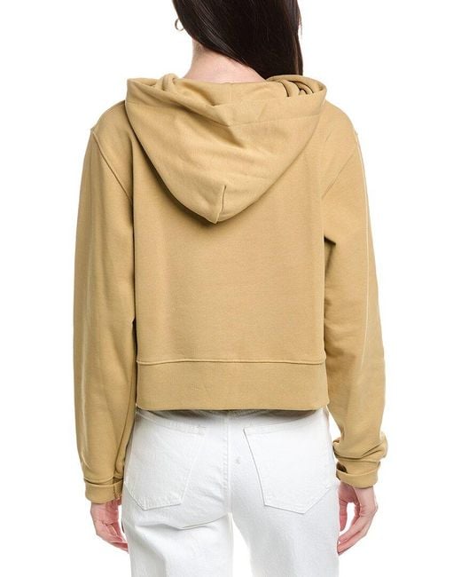Palm Angels Natural Hooded Sweatshirt