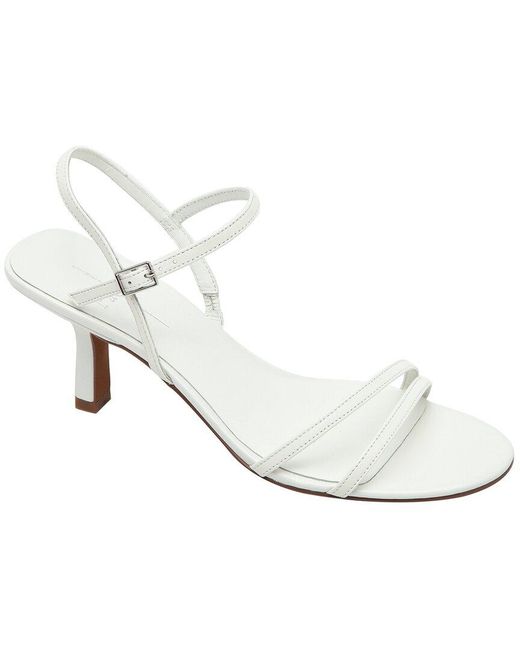 Linea Paolo White Harmony Leather Sandal