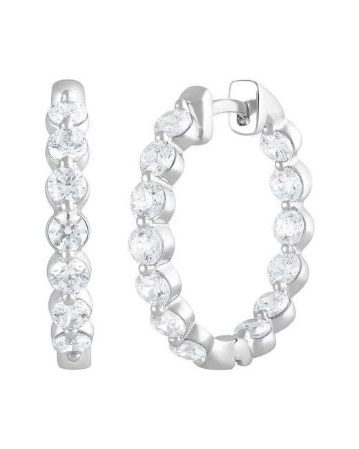 Lab Grown Diamonds White 14k 2.00 Ct. Tw. Lab Grown Diamond Earrings