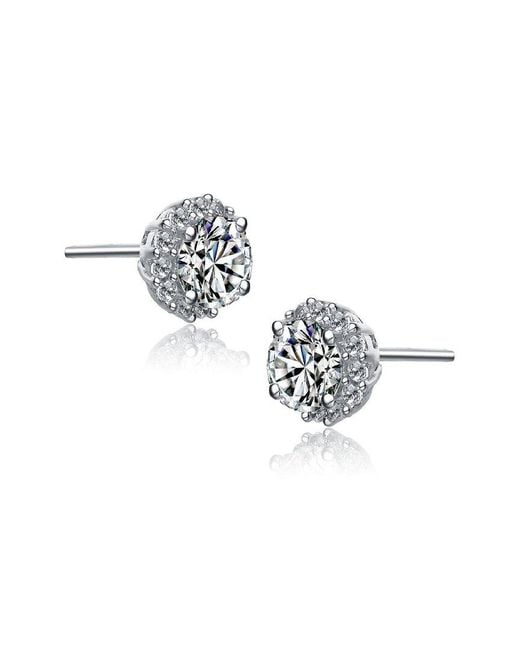 Rachel Glauber White Earrings
