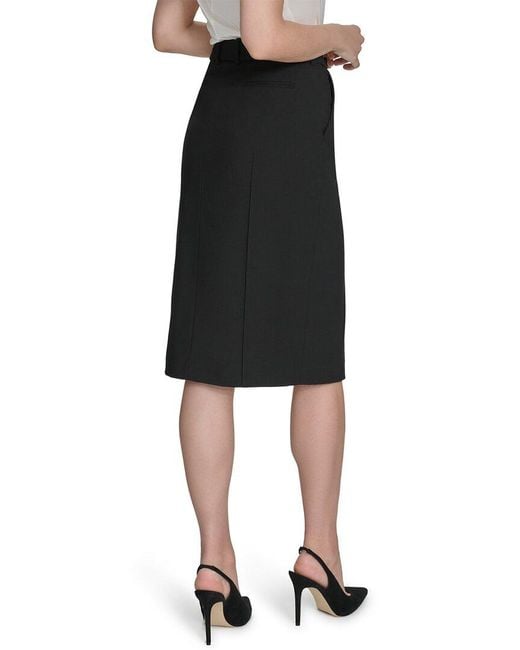 Halston Heritage Black Pencil Skirt