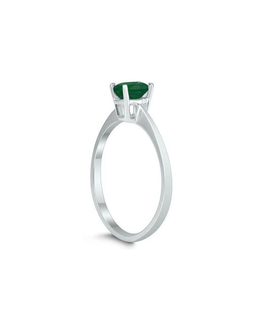 Gem Spark Green 14K 0.45 Ct. Tw. Emerald Ring