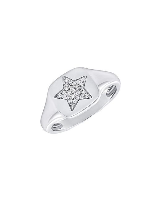 Sabrina Designs White 14K 0.07 Ct. Tw. Diamond Ring