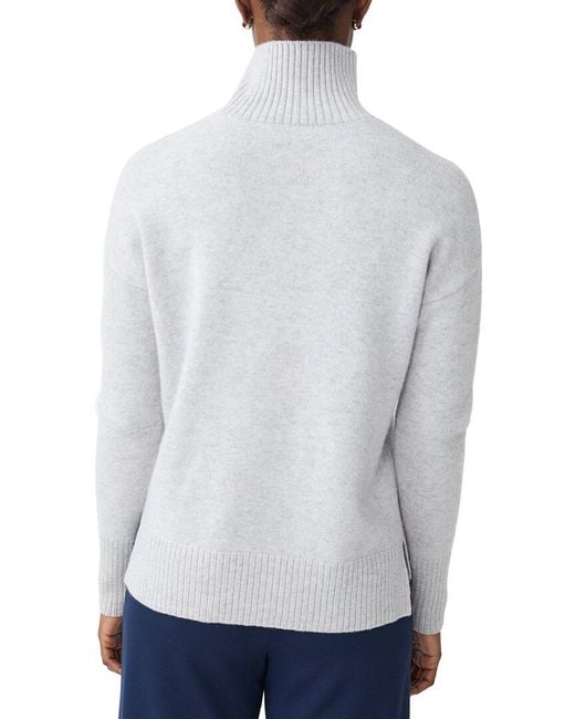J.McLaughlin Gray Dina Cashmere Sweater