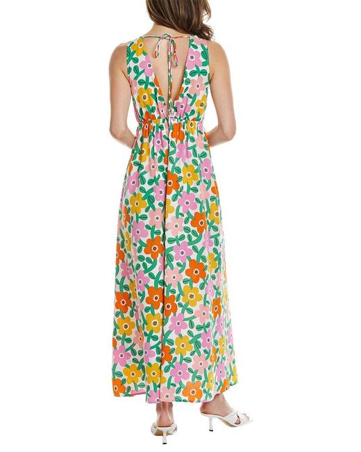 Traffic People White Slow Days Maxi Dress