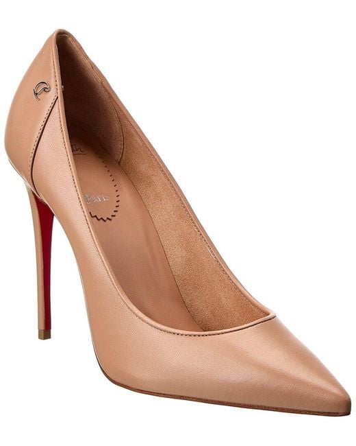 Christian Louboutin Pink Sporty Kate 100 Leather Pump