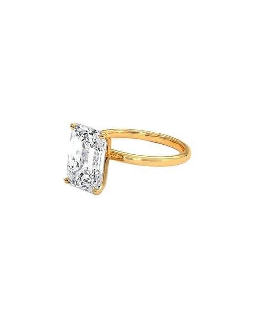 Lab Grown Diamonds White 14K 4.00 Ct. Tw. Lab-Grown Diamond Solitaire Ring