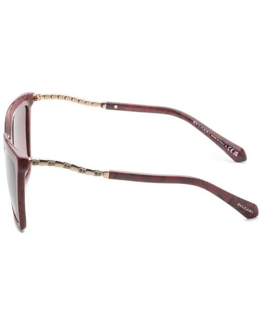 BVLGARI Pink Bv8255b 57mm Sunglasses