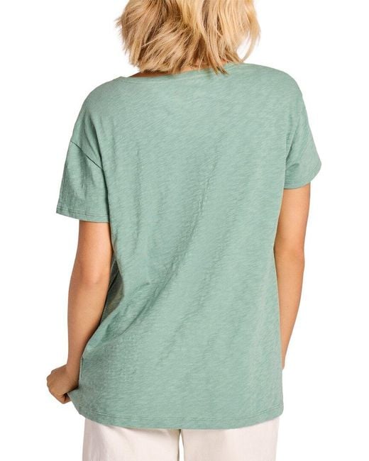 Life Is Good. Blue Slub T-Shirt