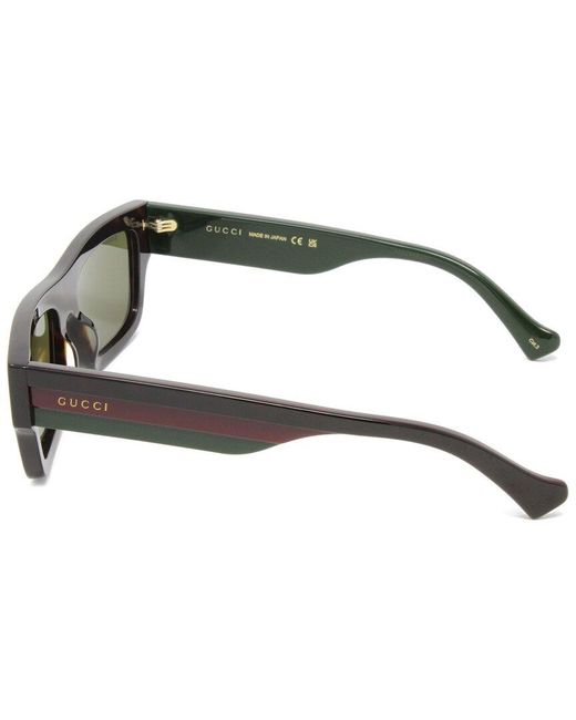 Gucci Brown GG1301S 55mm Sunglasses for men