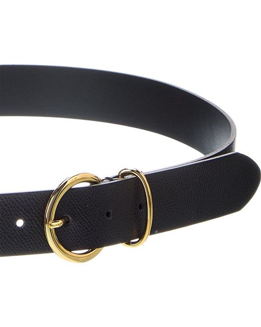 Bruno Magli Black Daniela Leather Belt