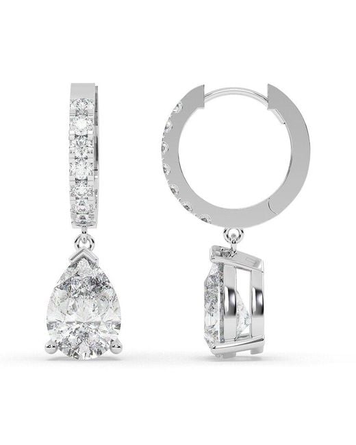 Lab Grown Diamonds White 14K 2.20 Ct. Tw. Lab-Grown Diamond Earrings
