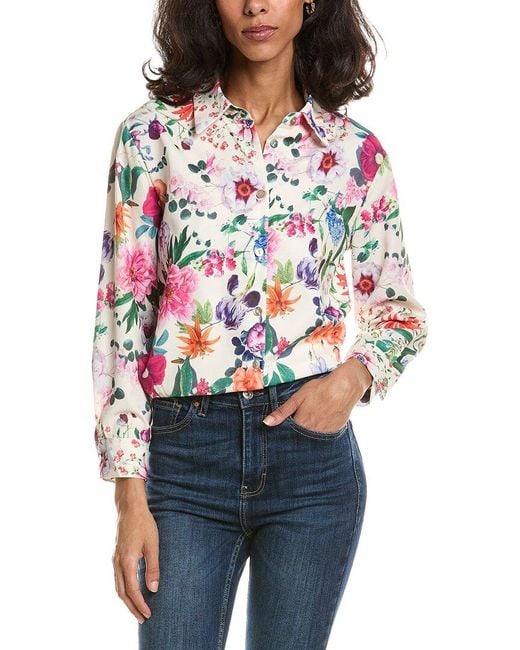 To My Lovers Red Printed Top