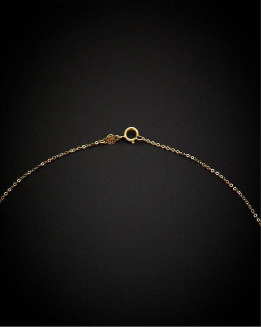 Italian Gold Black 14k Italian Tri-tone Gold Bead Necklace