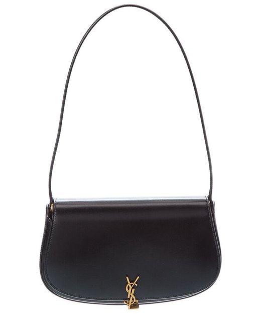 Saint Laurent Black Voltaire Leather Shoulder Bag