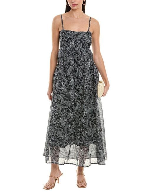 Alpha Studio Blue Maxi Dress
