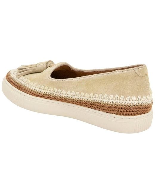 Gentle Souls Natural By Kenneth Cole Citrus Suede Flat