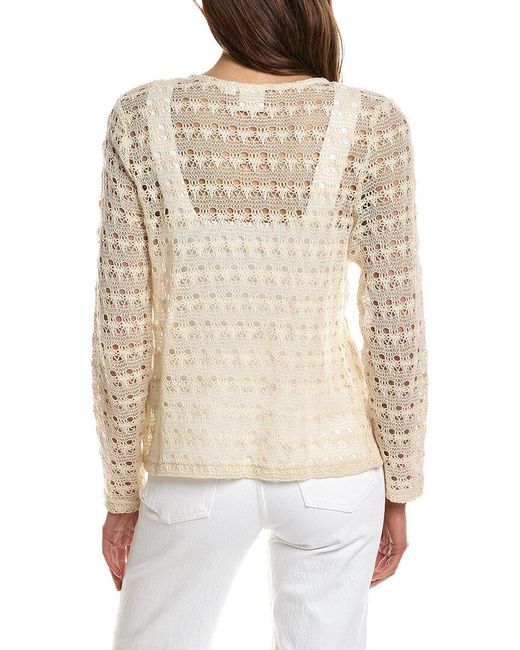 Ichi White Ihfanava Cardigan