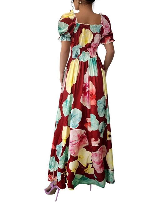 Vincent Red Maxi Dress