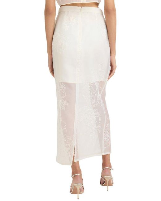 Cinq À Sept White Etta Skirt