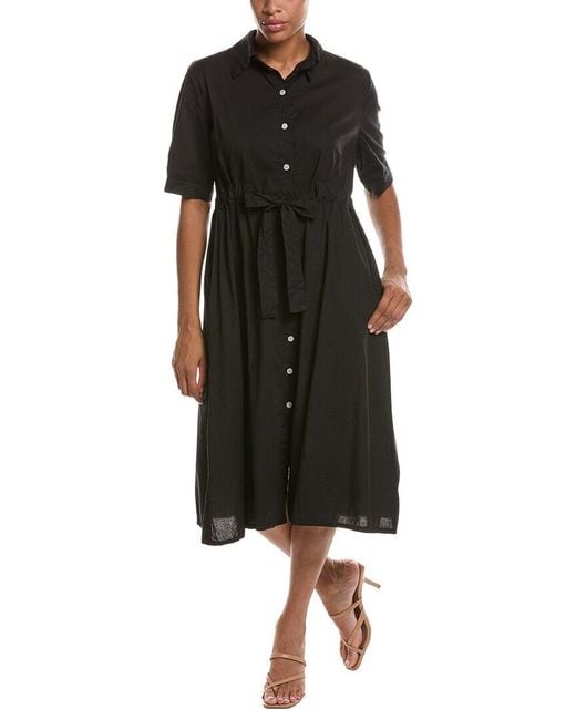 Persaman New York Black Midi Dress