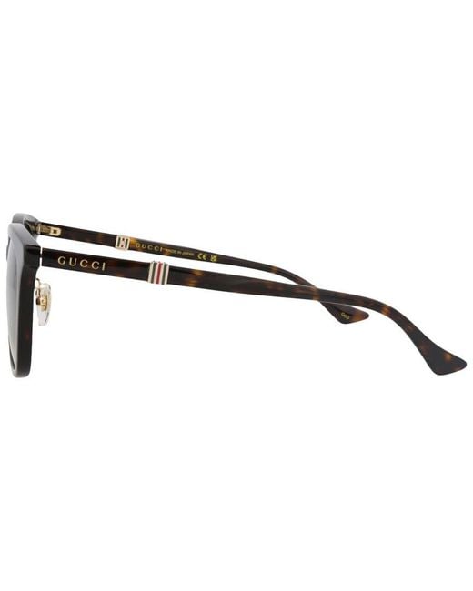 Gucci Brown 54Mm Sunglasses for men