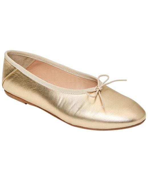 Jack Rogers White Carlotta Leather Ballet Flat