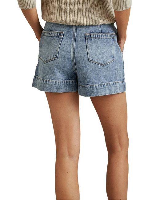 Reiss Blue Olivia Denim Short