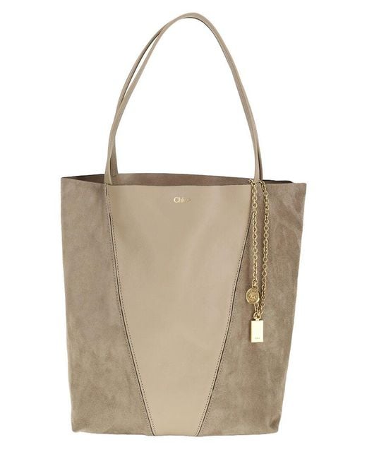 Chloé Natural Spin Leather Tote