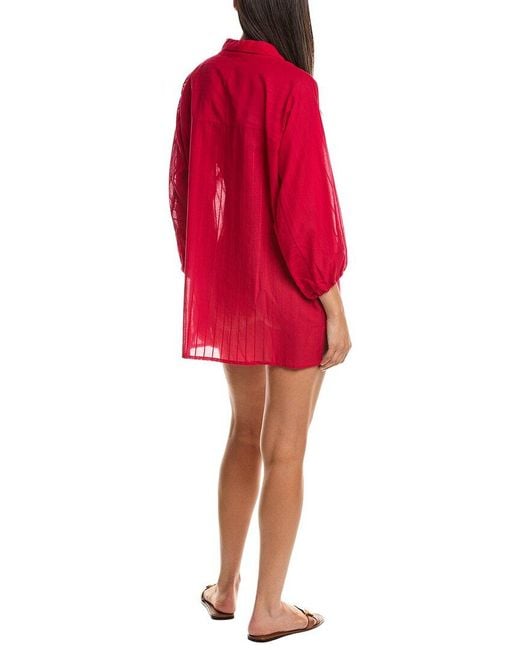 ViX Red Moana Short Cover-Up