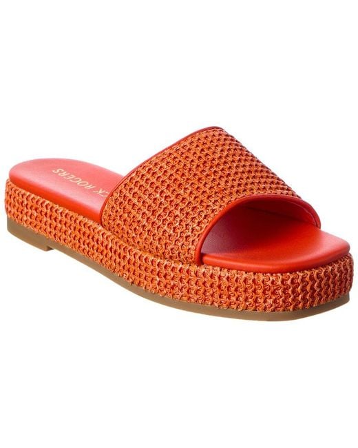 Jack Rogers Red Bay Flatform Sandal