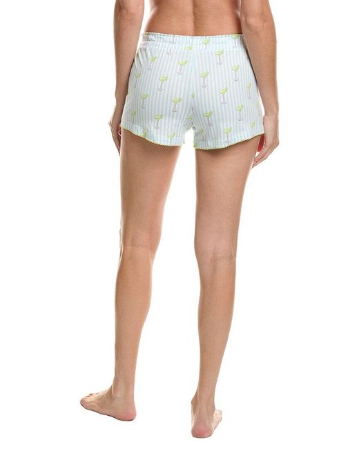 Pj Salvage Blue Playful Prints Short