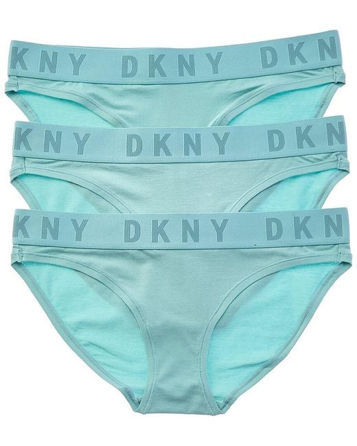 DKNY Blue Set Of 3 Bikini Brief