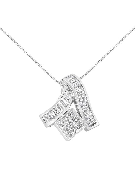 Haus of Brilliance White 14K 1.88 Ct. Tw. Diamond Pendant Necklace