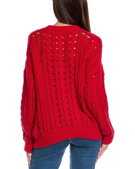 Splendid Red Martyne Sweater