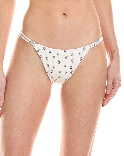 Montce White Brasil Bikini Bottom