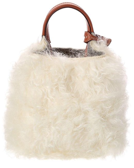 Roger Vivier Natural Leather-Trim Crossbody