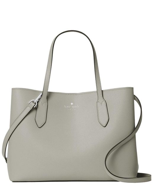 Kate Spade Gray Harper Leather Satchel