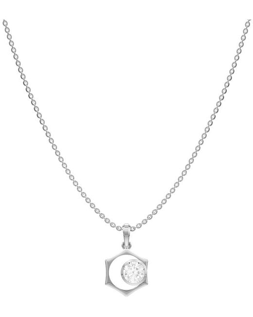 Lab Grown Diamonds Metallic 1.50 Ct. Tw. Lab-Grown Diamond Necklace