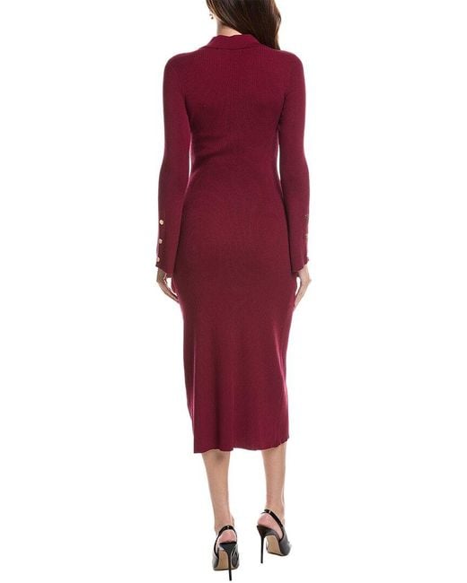 Julia Jordan Red Midi Dress
