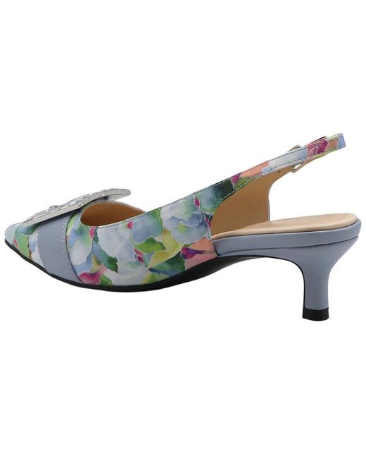 Adrienne Vittadini Blue Sabia Pump