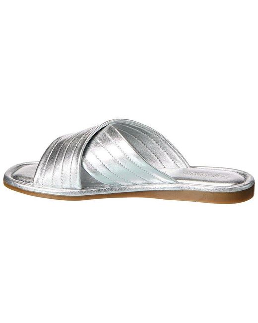 Seychelles White Courage Leather Slide