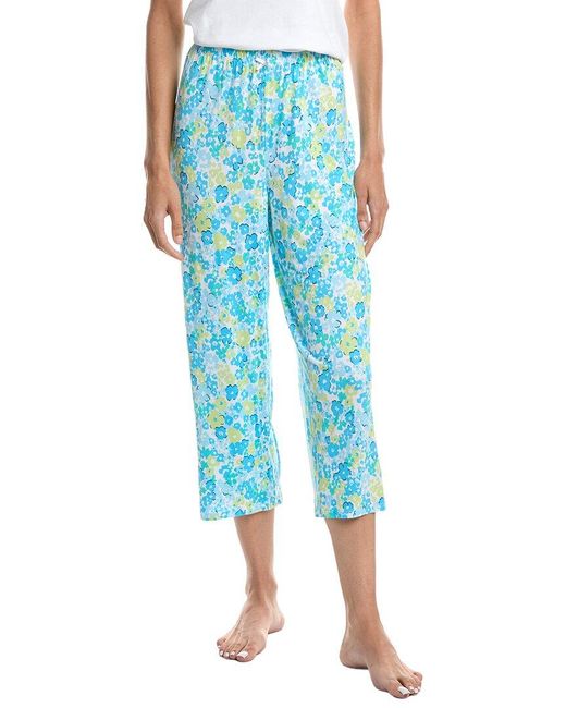 Ellen Tracy Blue Cropped Pant