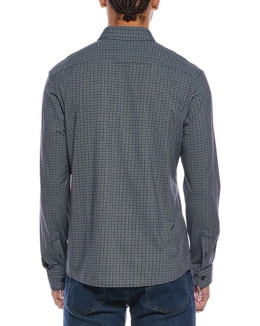 Boss Gray Roan Kent Pattern Shirt for men